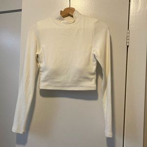 Klassy Network long sleeve white turtleneck w padding